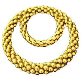 Yves Saint Laurent nudo de bufanda Dorado