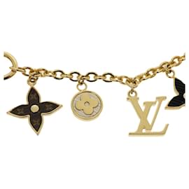 Louis Vuitton-LOUIS VUITTON BijouxSac Chainne Spring Street Charm Gold M68999 LV Auth ki2161-Golden