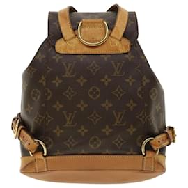 Louis Vuitton-LOUIS VUITTON Monogram Montsouris MM Backpack M51136 LV Auth ki2220-Monogram