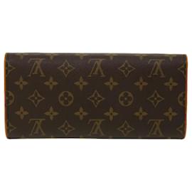 Louis Vuitton-LOUIS VUITTON Monogramm Pochette Twin GM Umhängetasche M.51852 LV Auth 31478-Monogramm