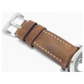 Panerai-PANERAI Luminor1950 3 DAY'S 47 MM PAM00372 V series Genuine goods Mens-Silvery
