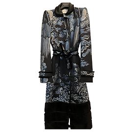 Yves Saint Laurent Giacca Rive Gauche Waterfall A/I 2004 Blu