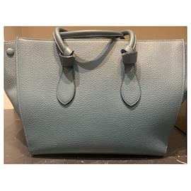 Céline-BOLSO DE CORBATA PEQUEÑO-Azul claro