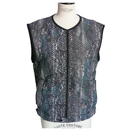 YVES SAINT LAURENT Veste sans manches TBE Multicolore
