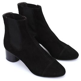 ISABEL MARANT ETOILE New black suede boots Danae T37 IT Black