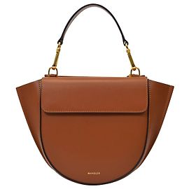 Wandler Mini bolsa Hortensia em couro marrom Marrom