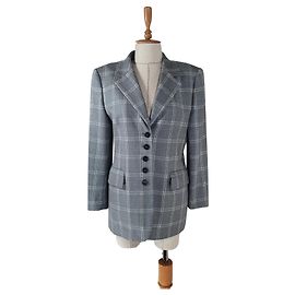 Escada Wool Blazer Grey Multiple colors Grey