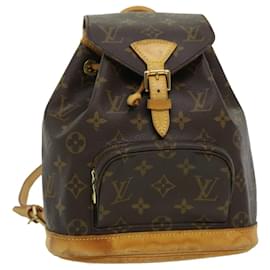 Louis Vuitton-LOUIS VUITTON Monogram Montsouris PM Backpack M51137 LV Auth ar7551-Other