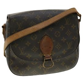LOUIS VUITTON Monogram Saint Cloud GM Borsa a tracolla M51242 LV Auth em3133 Monogramma