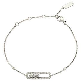inconnue Pulsera Messika, "Baby Move Pavé", Diamantes de oro blanco. Otro