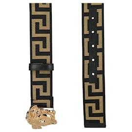 Versace-Cinto com Logo Medusa-Multicor