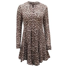 A.L.C ALC Randi Robe courte à imprimé cachemire en polyester multicolore Autre Imprimé python