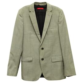 Hugo Boss-Hugo Boss Alko/Heise Red Label Blazer in Black & White Print-Black