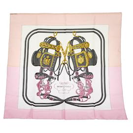 Hermès-hermès Brides De Gala Silk Scarf pink-Pink