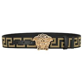 Versace-Cinto com Logo Medusa-Multicor