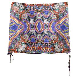Camilla Geometric Print Mini Skirt in Multicolor Polyester Other
