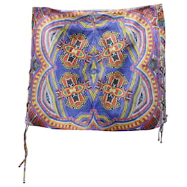 Camilla-Camilla Minirock mit geometrischem Muster aus mehrfarbigem Polyester-Andere