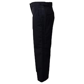 Isabel Marant-Pantalones Isabel Marant Cropped Tailored de lana negra-Negro