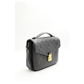 Louis Vuitton-Black Pochette Metis in Monogram Empreinte Leather-Black