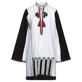 Túnica Talitha de algodón blanco bordada Blanco