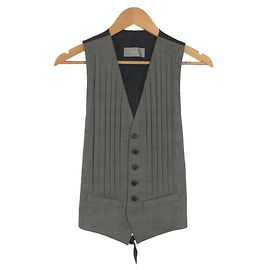 **Christian Dior Vest / Wool / GRY / Glen Check Grey