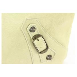 Balenciaga-Ivory Beige Leather The Day One Hobo Bag-Other