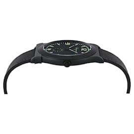 Salvatore Ferragamo-Ferragamo Gancini Leather Watch-Black