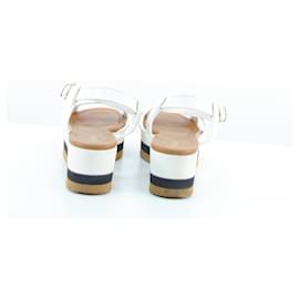Fendi-Sandales Fendi 41-Blanc