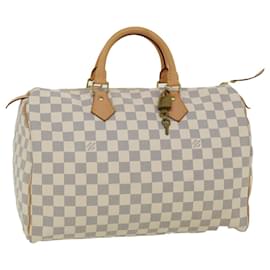 Louis Vuitton-Louis Vuitton Damier Azur Speedy 35 Handtasche N.41535 LV Auth 31686BEIM-Andere