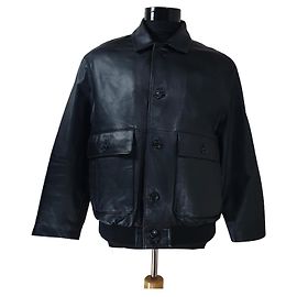 Burberry Nappa Lammlederjacke Schwarz Schwarz