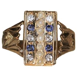 Sans Arcidet 18k Yellow Gold Rectangular Ring Golden