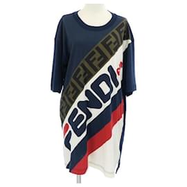 Fendi-Robe Fendi x Fila-Bleu Marine