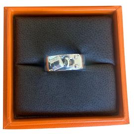 Hermès Kelly Ring Argento