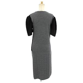 Fendi-Robe Fendi-Noir,Gris