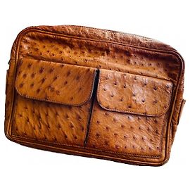 Sac Céline vintage autruche Caramel
