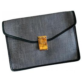 Céline Celine vintage clutch Blue