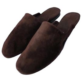 The row Mules Slippers Black Light brown Dark brown
