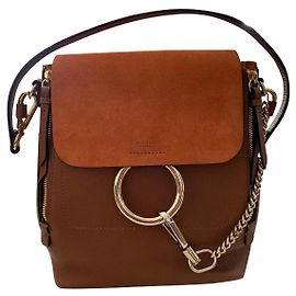 Chloé Gorgeous Faye Backpack Cognac