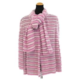 Fendi-Fendi Mink Jacket-Pink