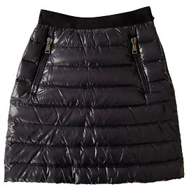 Moncler Saia azul marinho acolchoada em nylon Azul marinho