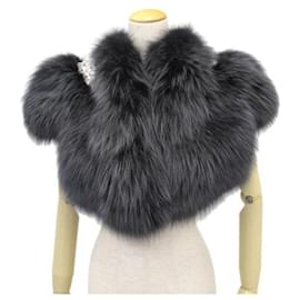 Fendi-Fendi Fox Short Jacket-Grey