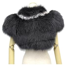 Fendi-Fendi Fox Short Jacket-Grey