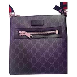 Gucci Black Leather Saddlebag Black
