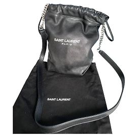Borsa Saint Laurent Teddy Nero