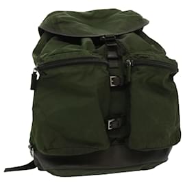 Prada-PRADA Backpack Nylon Khaki Auth ar7528-Khaki