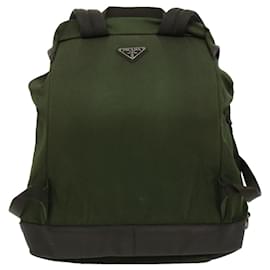 Prada-PRADA Backpack Nylon Khaki Auth ar7528-Khaki