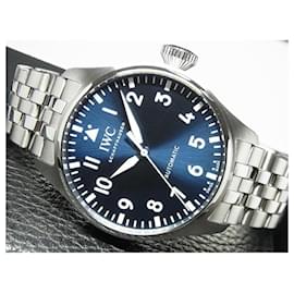 IWC-IWC large Pilot's watch 43 blue Dial IW329304 Mens-Silvery