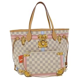 Borsa Neverfull PM in tela a scacchi marrone Louis Vuitton - Seconda mano /  Usata – Vintega