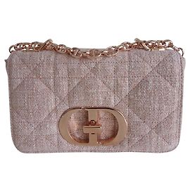 Bolsa rosa dos ventos Dior Caro Rosa