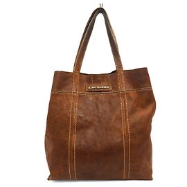 Sac cabas Adolfo Dominguez en cuir marron caramel Marron Bronze